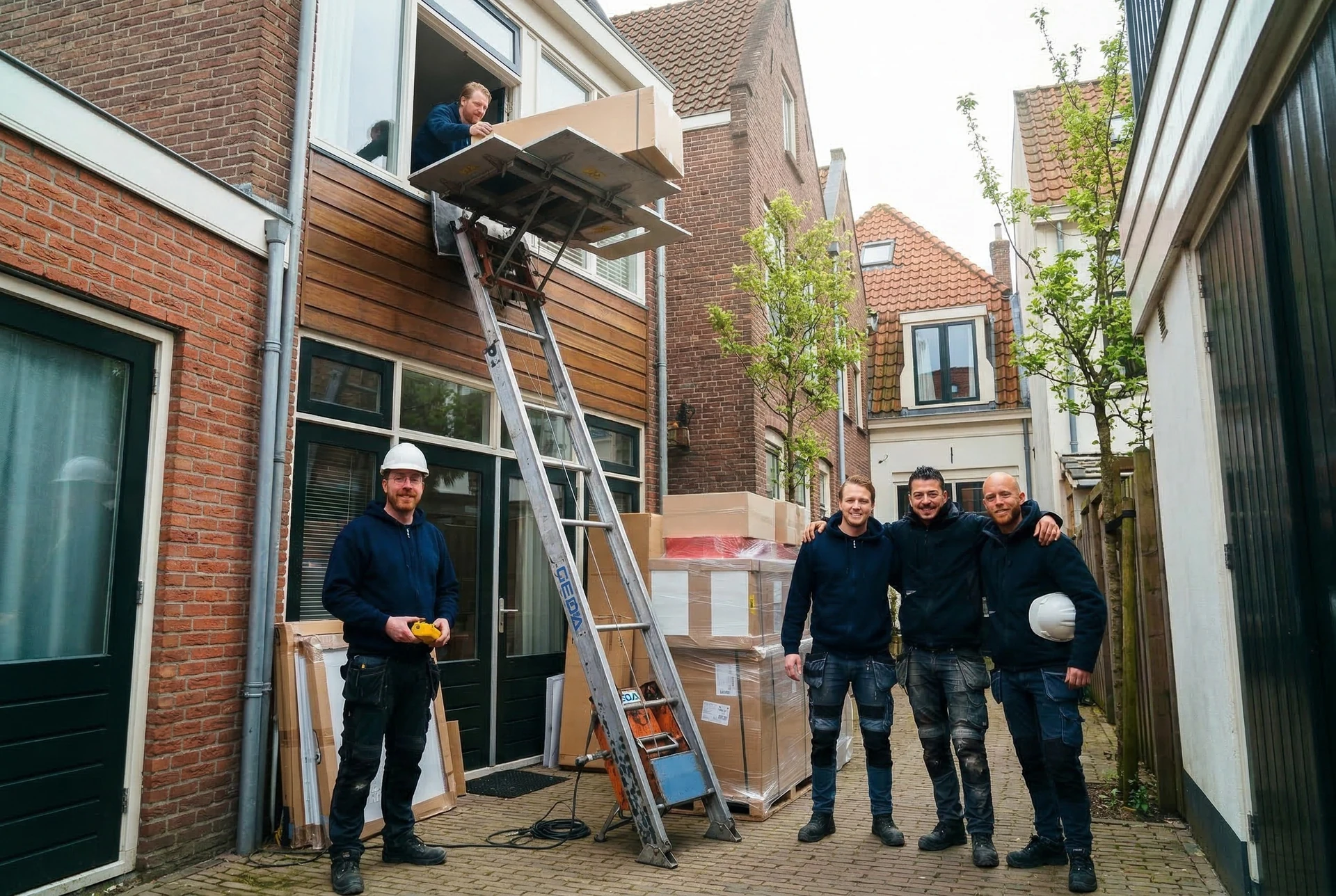 GEDA lift voor compacte verhuizing Den Haag