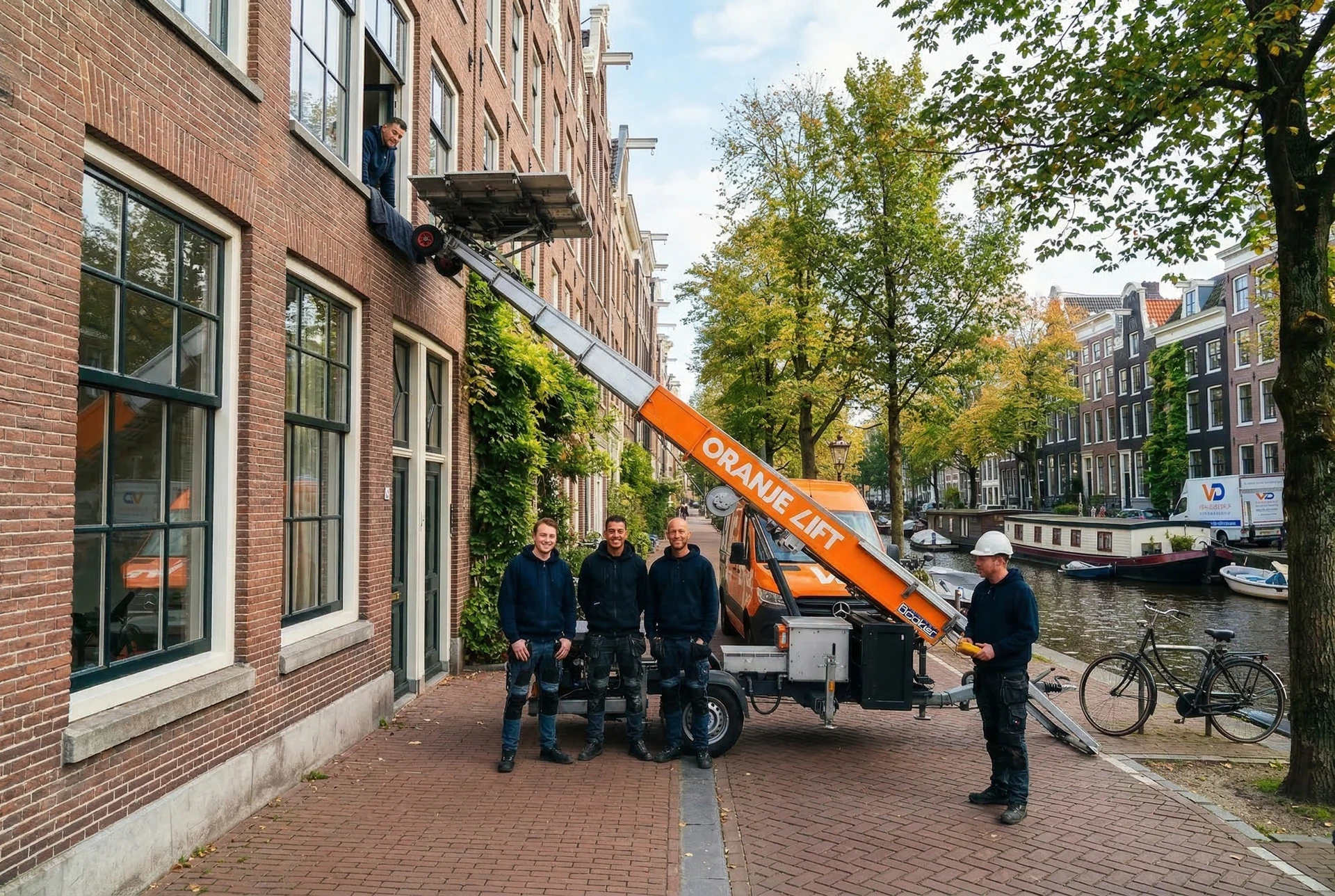 Professionele verhuislift Den Haag